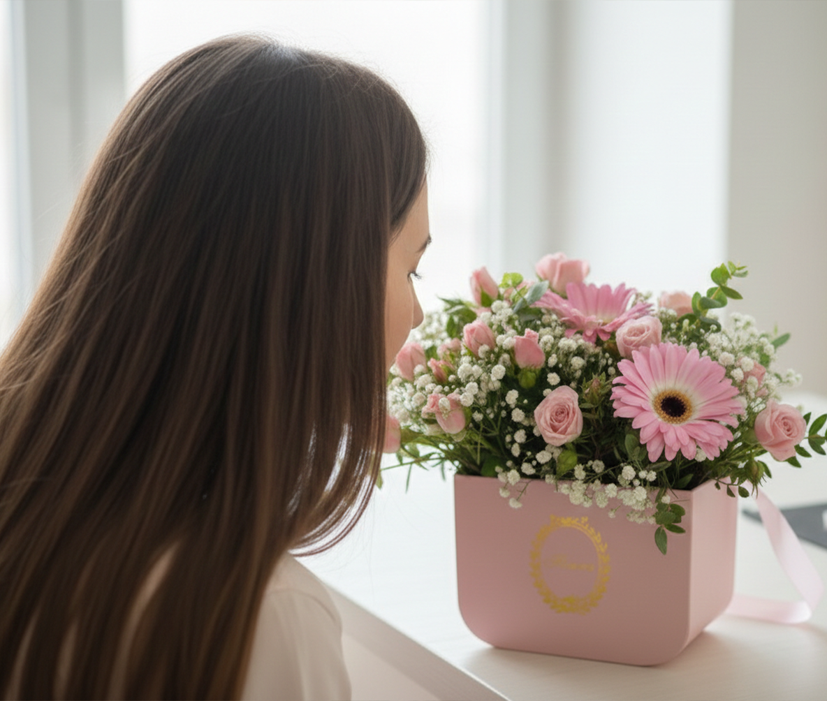 Ukážková foto – kytica v rukách